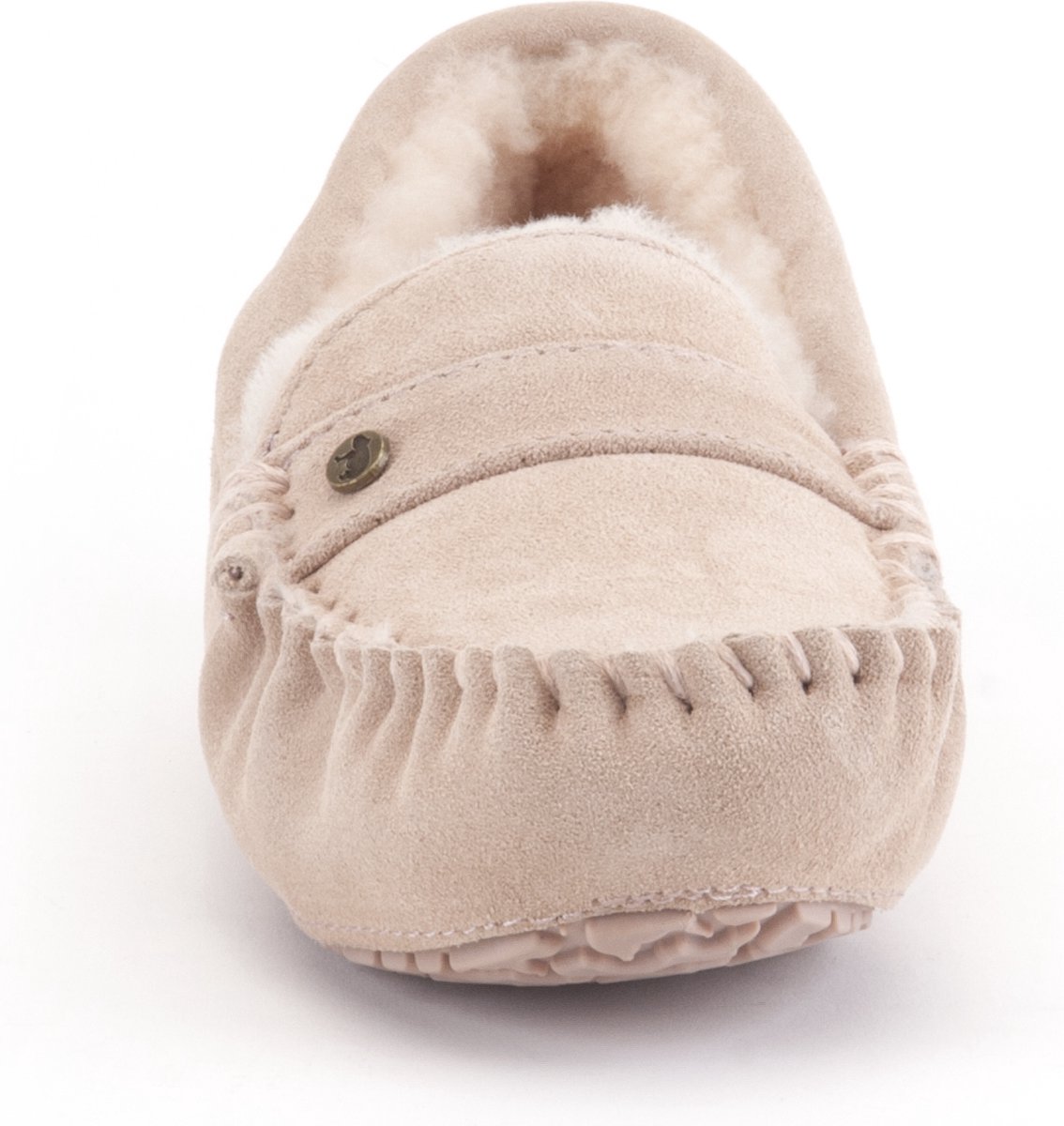 Warmbat - Maat 37 - Nowra Women Suede Dames Sloffen - Zand