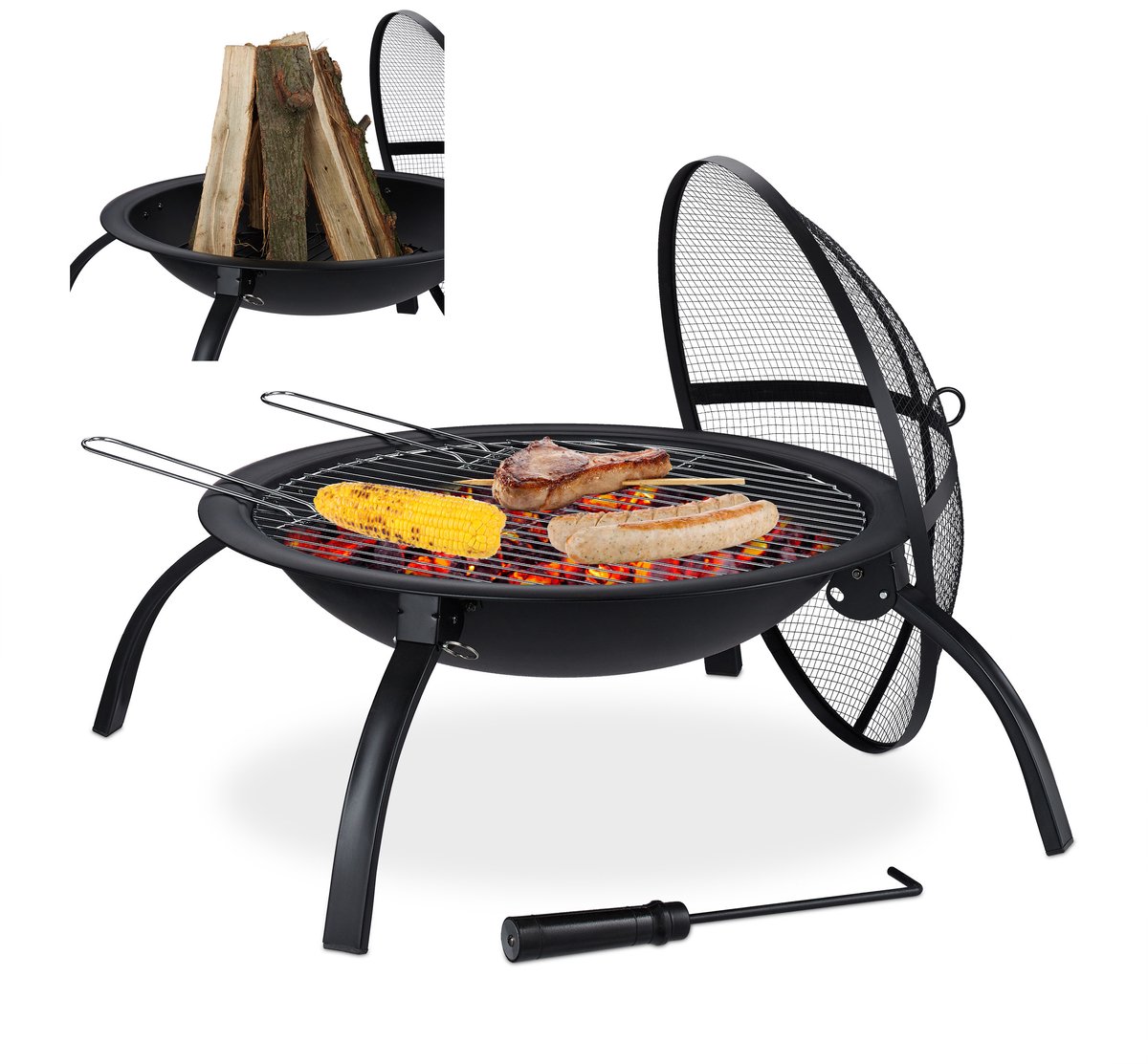 grill, open-fire, charcoal, camping, spies