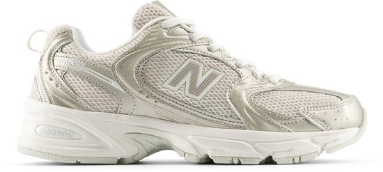 sneaker, mesh, laced, white, new balance