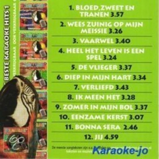 Andre Hazes - Zing Maar Mee - De Grootste Karaoke Hits - Various Artists - CD