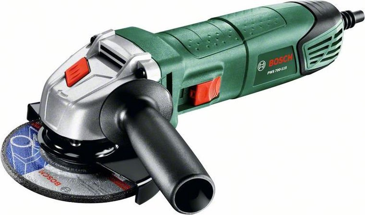 Bosch PWS 700-115 Haakse slijper - 700 Watt - 115 mm schijfdiameter