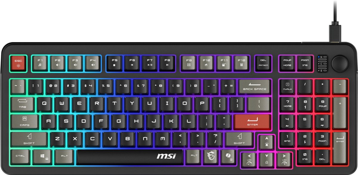 keyboard, gaming,  RGB, membrane, wired