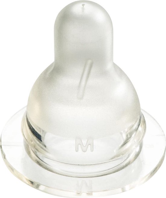 Difrax Flesspeen Natural medium - 2 stuks