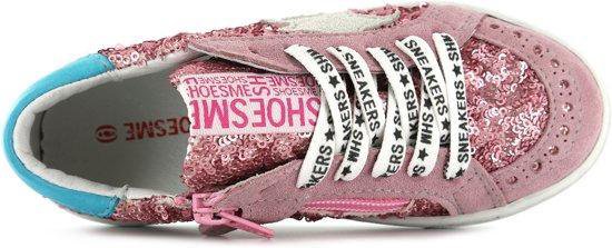 Shoesme - Maat 37 - Vulcanised Meisjes Sneakers - Roze