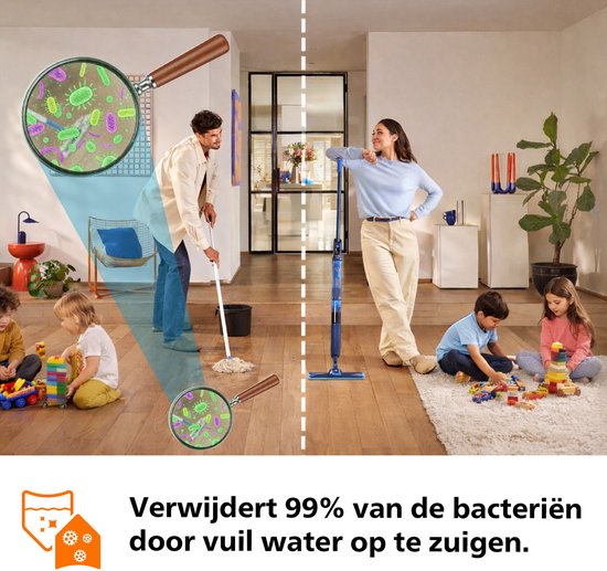 Philips OneUp Elektrische Dweil series - Dweilsysteem - Vloerreiniger