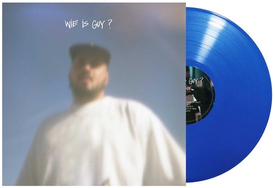 vinyl, album, blauw vinyl, cover wazig, man met pet