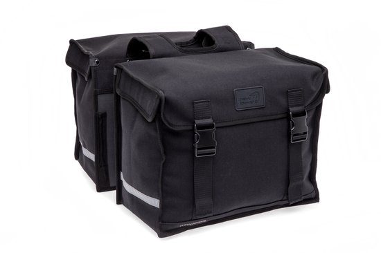 New Looxs ® Double Pannier Camping - Dubbele Fietstas - Geschikt voor Elektrische Fietsen – 66 Liter – Zwart