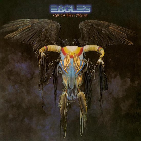 vogelhoof, schedelkruis, hoorn, headband, albumcover