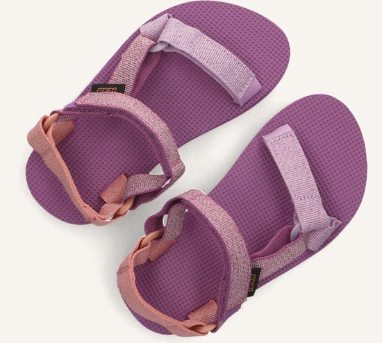 sandal, muileisel, violet, gym sandal, t strap