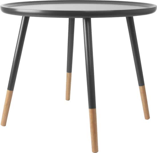 Leitmotiv Graceful XL- Salontafel - MDF - 60, hoogte 48cm- Zwart