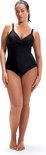 Speedo -  Maat 36  - Brigitte 1 Piece Zwart Sportbadpak -