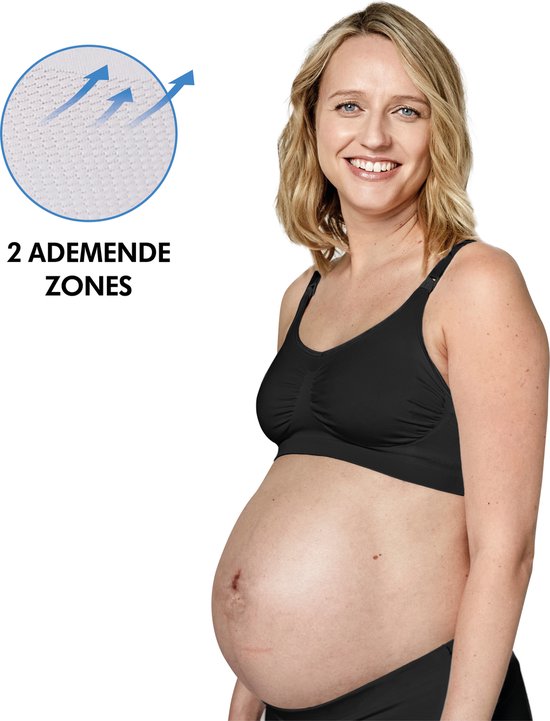 Medela - Maat S -Keep Cool bh  Naadloze voedingsbh – Zwangerschapsbh met 2 ademende zones – Soft Touch