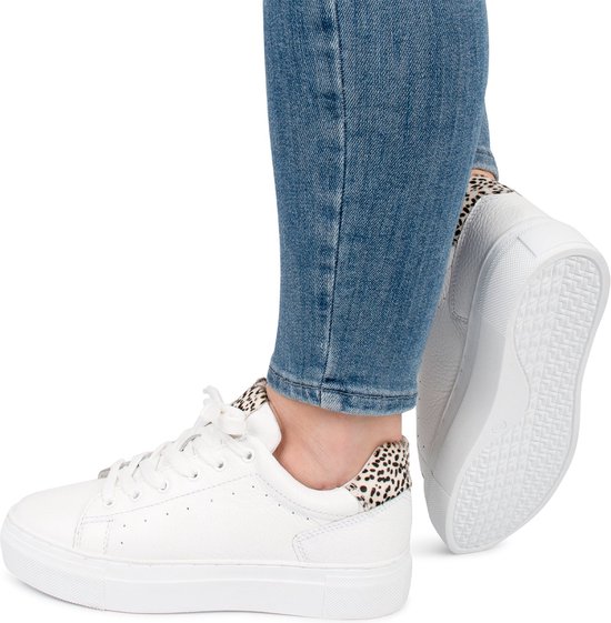 PS Poelman - Maat 40 - TITULAR Dames Sneakers - Wit met combinatie