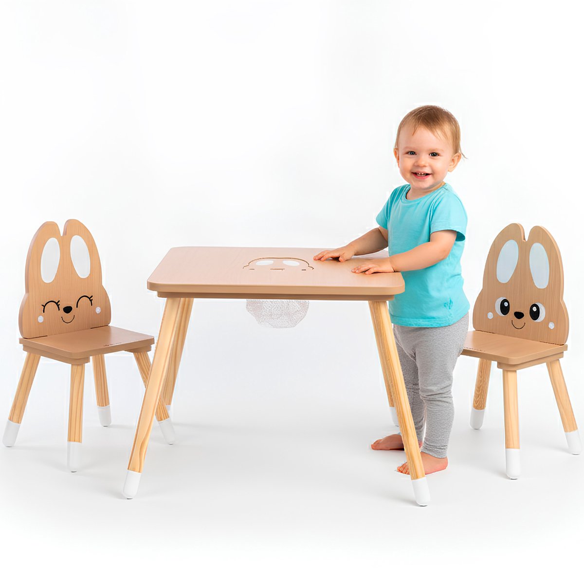 kindertafel, tafels, houten, kinderen, stoel