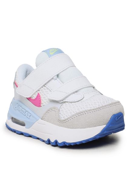 Nike Air Max System Maat 23.5  Meisjes sneakers wit