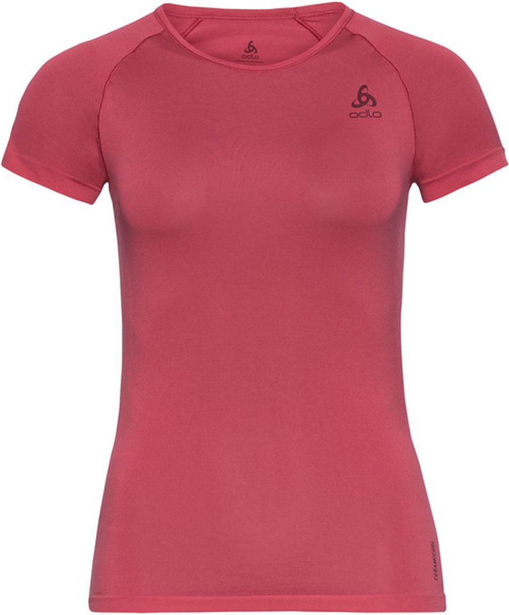 t-shirt, zomer, kort mouwen, roze, logo klein