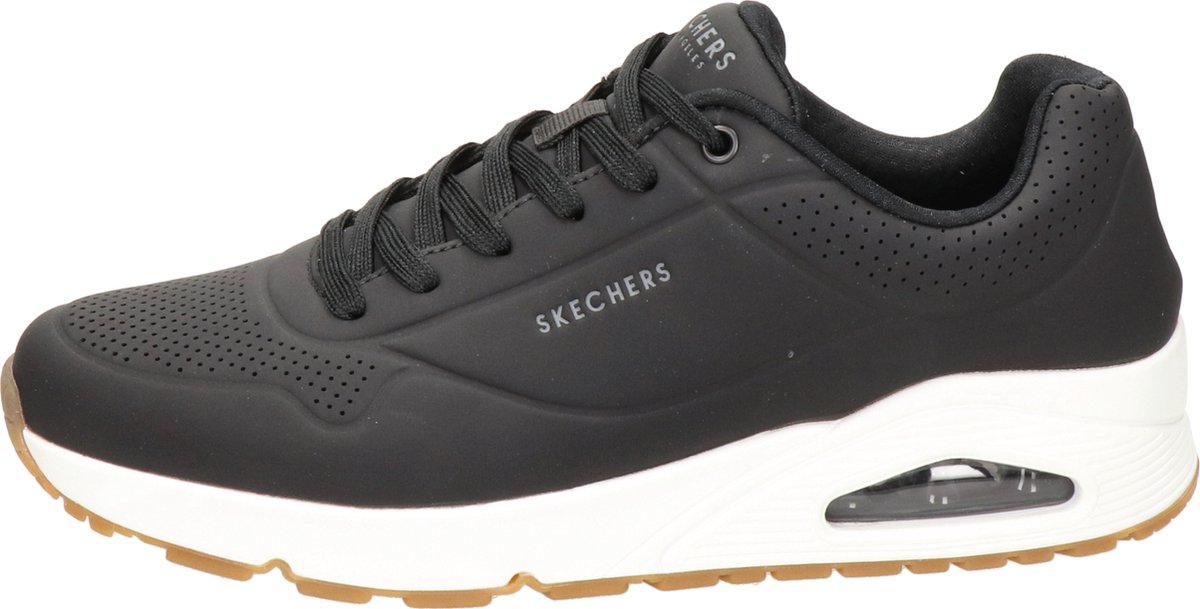 Skechers Uno - maat 46- Stand On Air - Heren Sneakers - Zwart