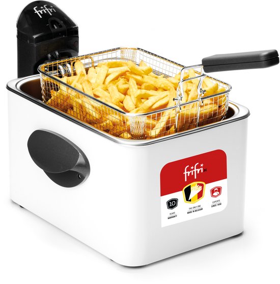 FriFri 1948B - Frituurpan - 4.5L - Wit