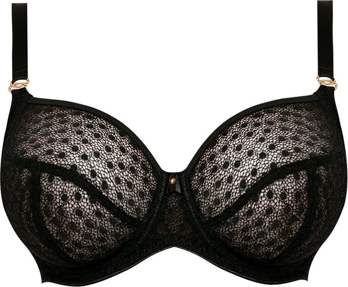 lingerie, bra, zwarte kanten, beugel, verstelbare bandjes