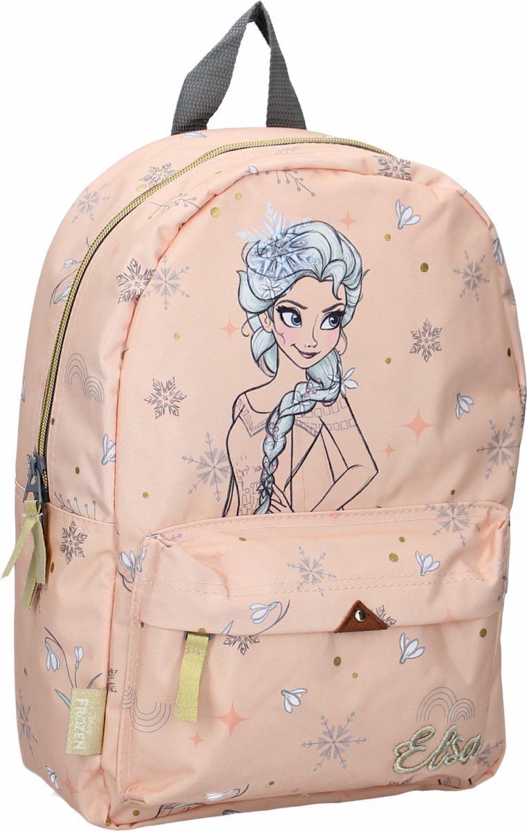 rugzak, rugzak met Elsa, Disney rugzak, Kinder rugzak, rose kleur