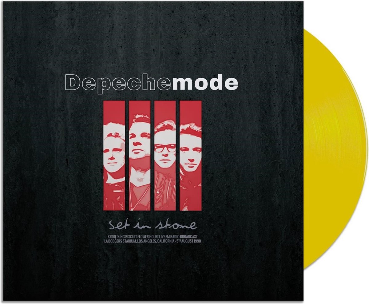 vinyl, plaat, Depeche Mode, geel rand, album