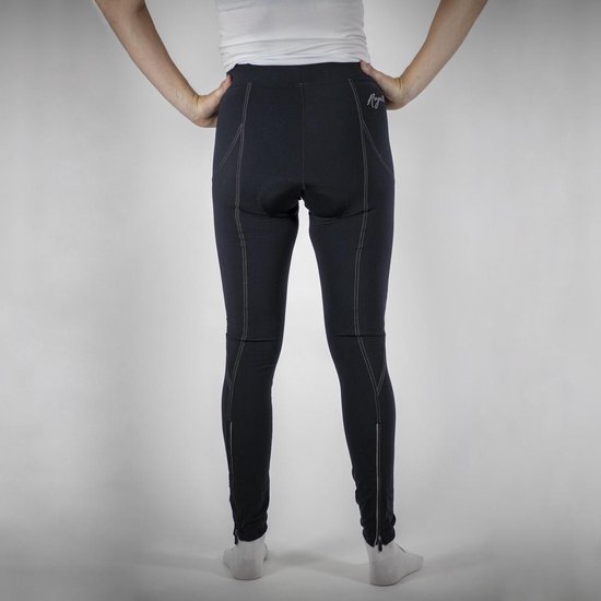 Rogelli Dames Tight Lucette - Wielertight Zwart - Maat L