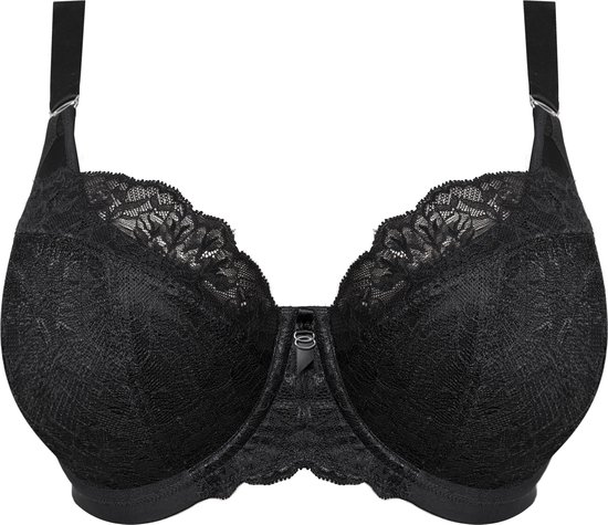 bh, lacy, black, bra, underwired