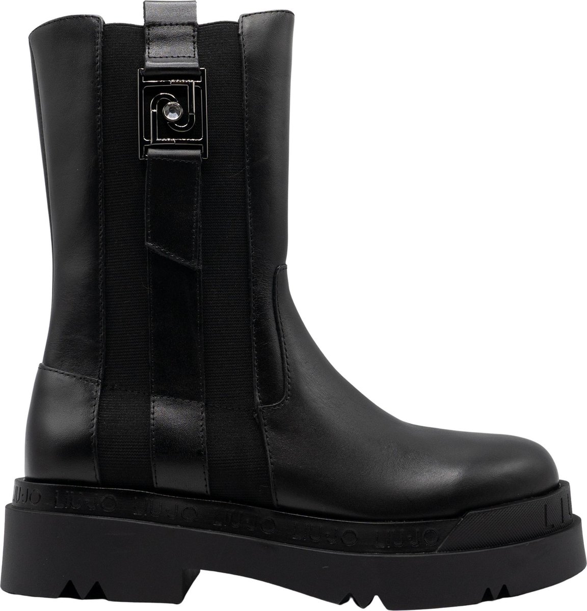 Liu Jo - Maat 39 - Chelseaboot - Dames - Zwart - Leder