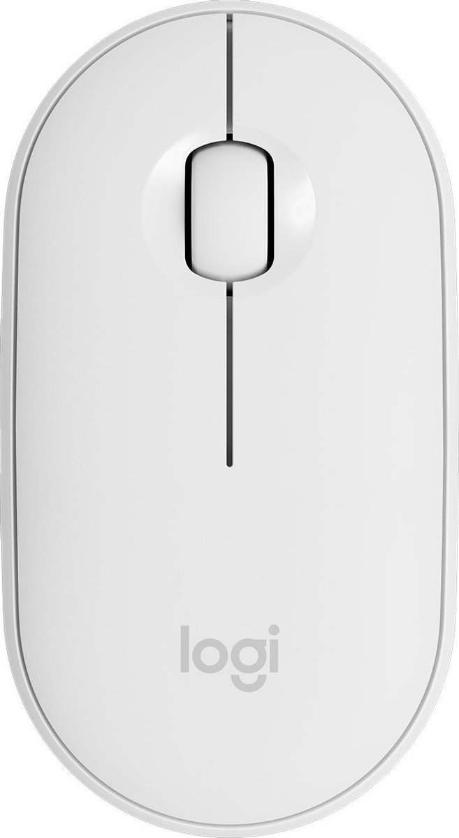 Logitech Pebble M350 - Draadloze Bluetooth Muis - Wit
