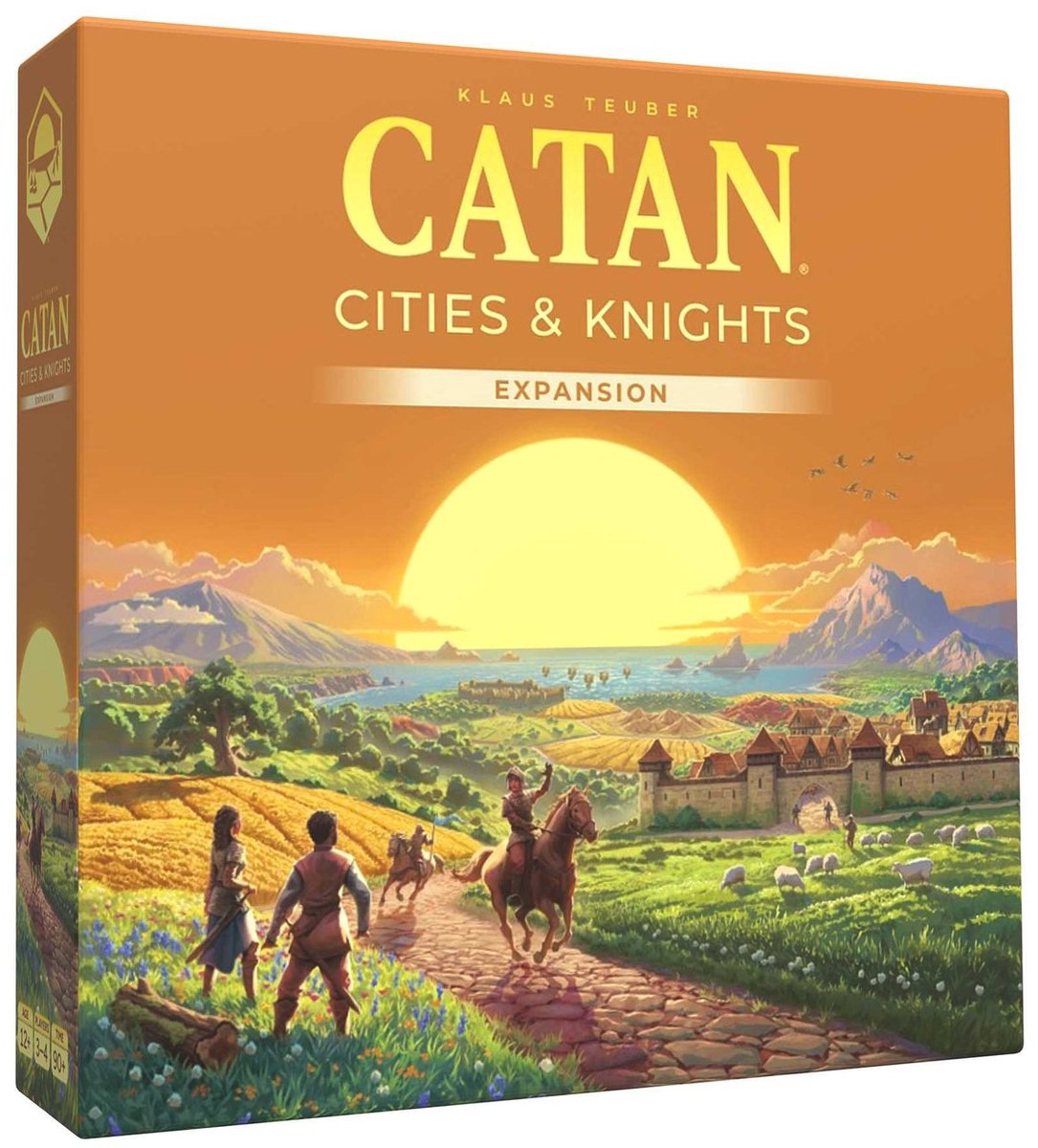 bordspel, CATAN uitbreiding, stads- en ridder, expansie, landschap