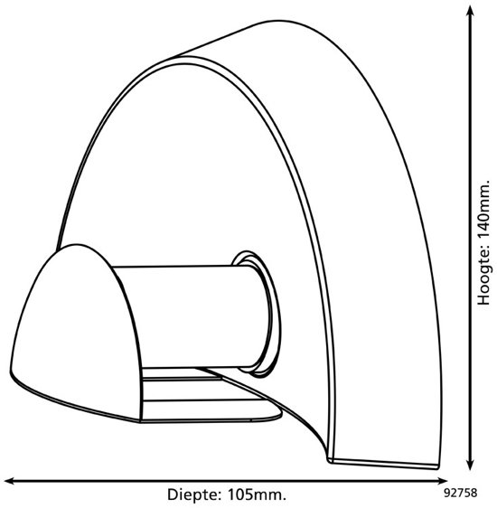 EGLO Manerba 1 - Wandlamp - 1 Lichts - Wit