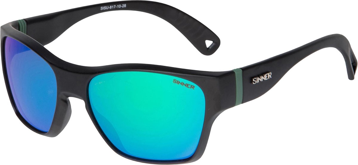 Sinner Gunstock Unisex Zonnebrillen - Zwart - One Size