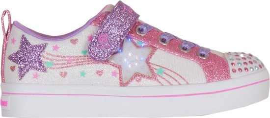 sneaker, glitter, rosé, strass, sterretjes