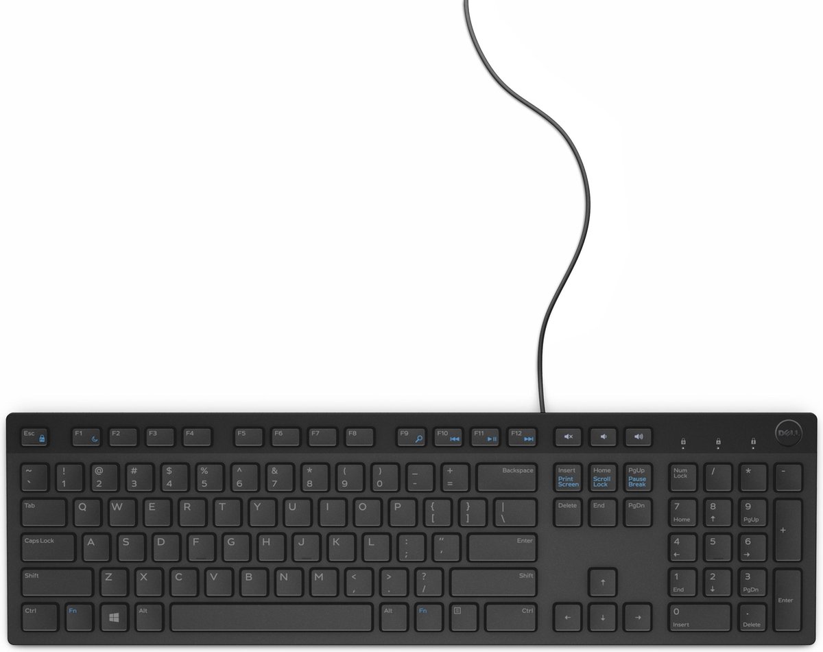 Dell KB216 - Bedraad Toetsenbord - Zwart - QWERTY