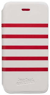Jean Paul Gaultier Folio Case Apple iPhone 5C White/Red
