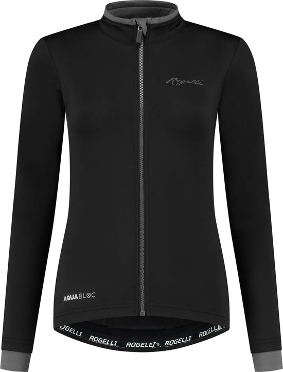 Rogelli Maat S Essential Fietsshirt - Lange Mouwen - Dames - Zwart