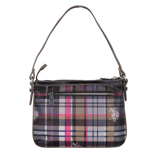 US POLO HOUSTON CHECKED Tas Dames - Zwart