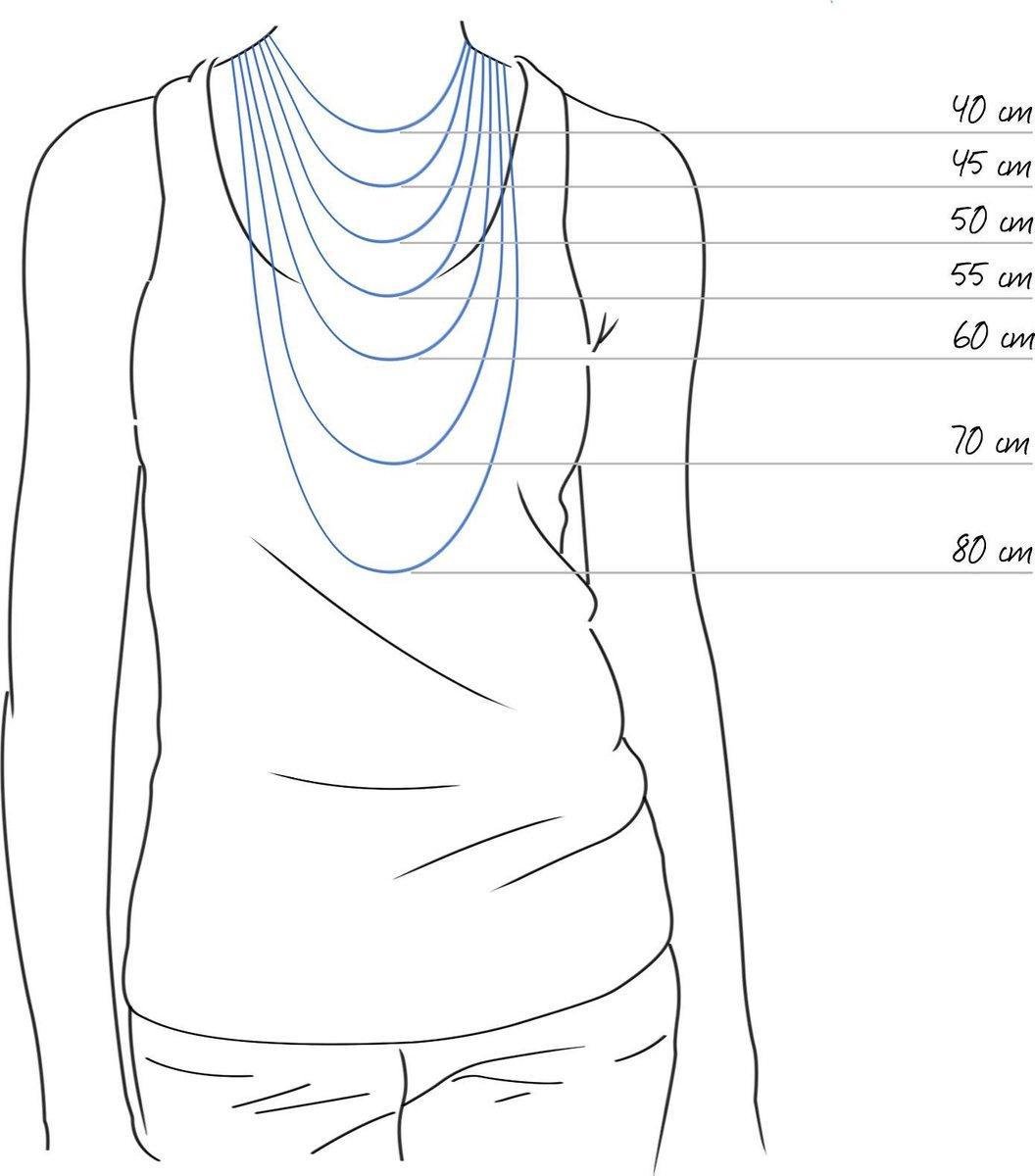 Casa Jewelry Collier Mikado - Zilver - Goud Verguld