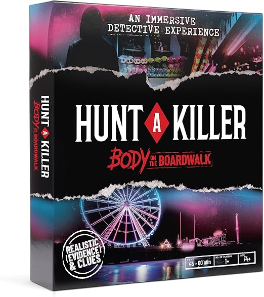 escape room, board game, hunt a killer, mystery, investigation
