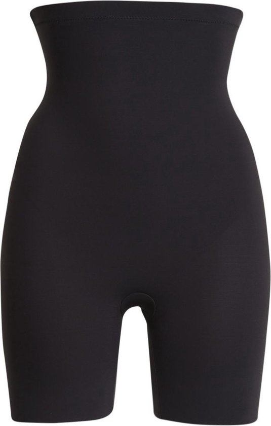 Maidenform - M -  Sleek Smoothers High Waist Thigh Short - Zwart