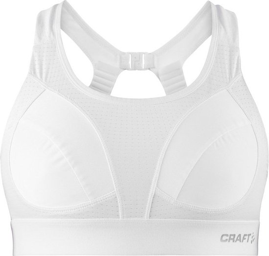 sport-bh, witte-bh, perforatie, racerback, breathable-materiaal