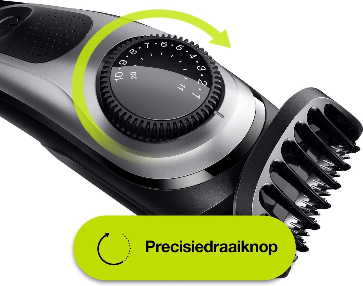 Braun BT5260 - Baardtrimmer en Haartrimmer – Zwart/Metaalzilver