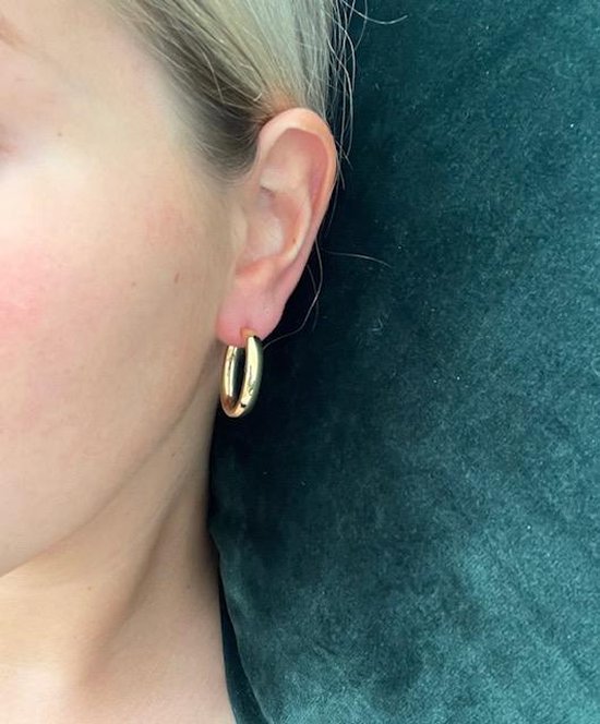 Casa Jewelry Oorringen Class S - Goud Verguld