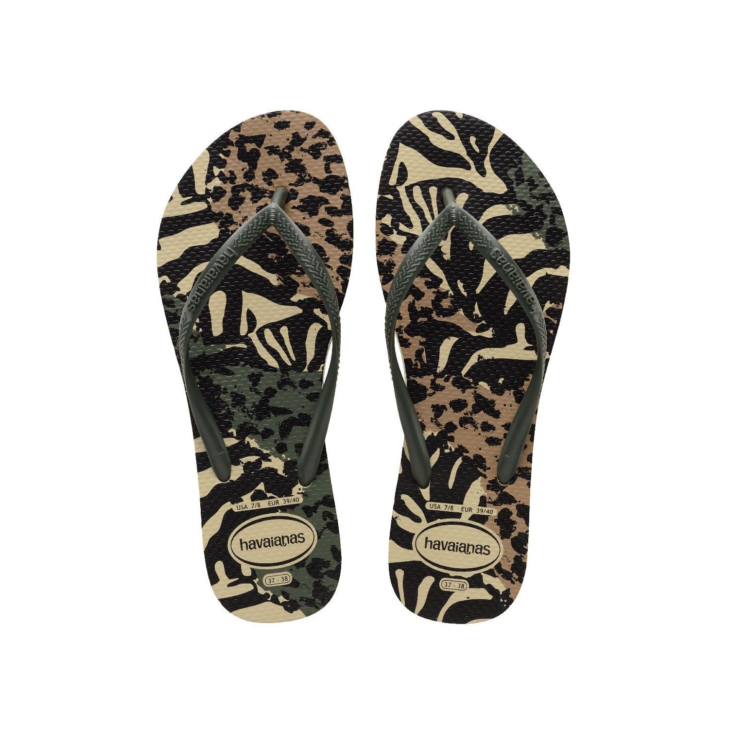 Havaianas - maat 37/38 -  Slim Animals - Groen