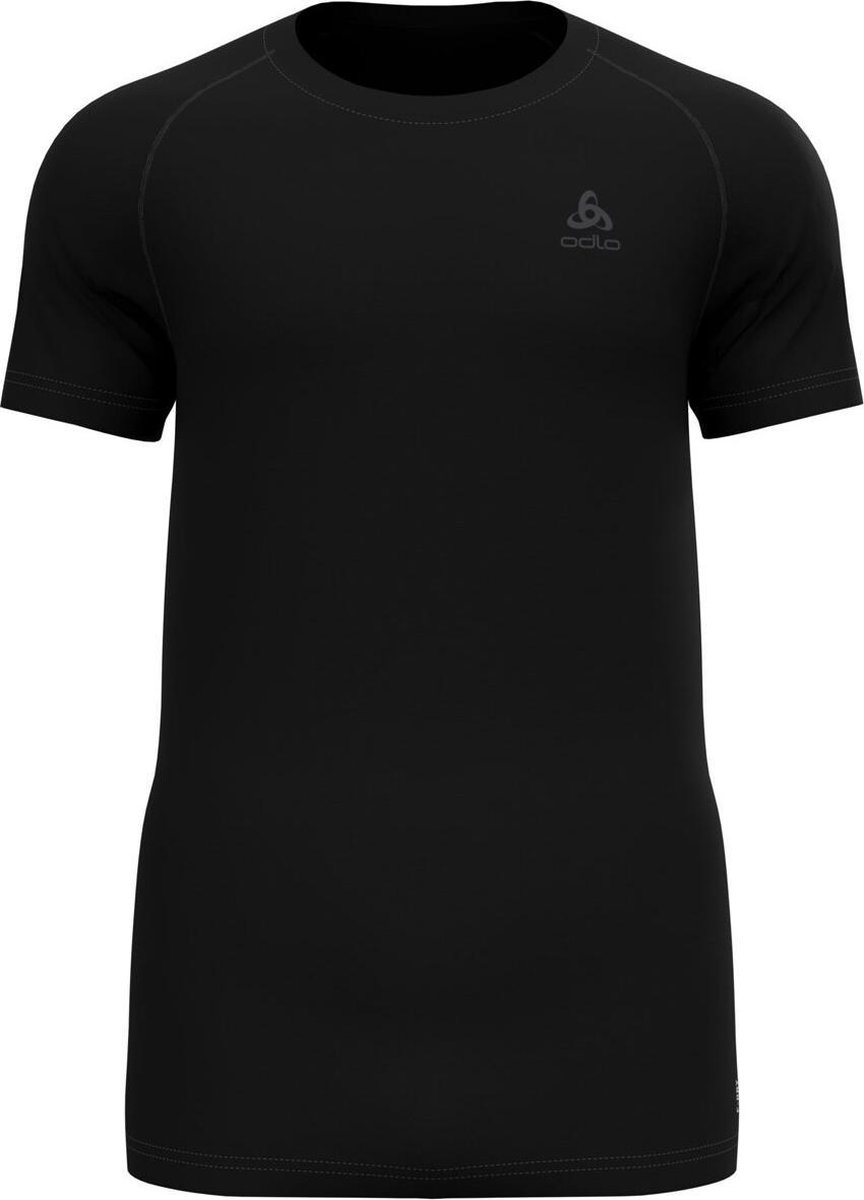 ODLO - Maat S - BL TOP Crew neck s/s ACTIVE F-DRY LIGHT - black - Mannen