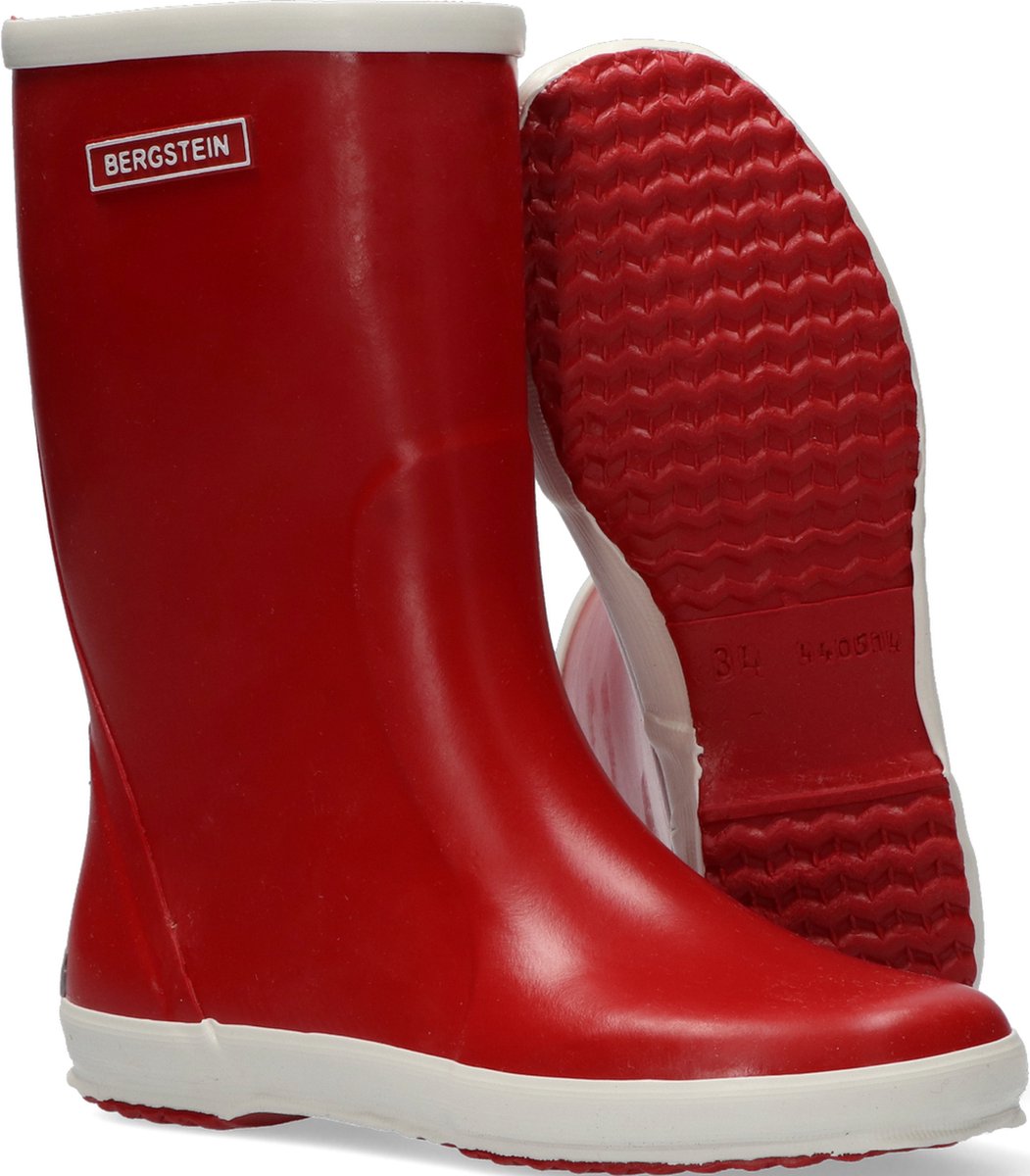Bergstein - Maat 30 - Rainboot - Regenlaarzen - Unisex Junior - Red