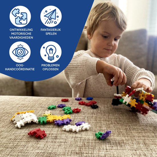 Nano Clics Creative Builders 500 Piece Set 5 in 1 Bouwblokken SPEELGOED Gemaakt Van 100% RECYCLED Pl
