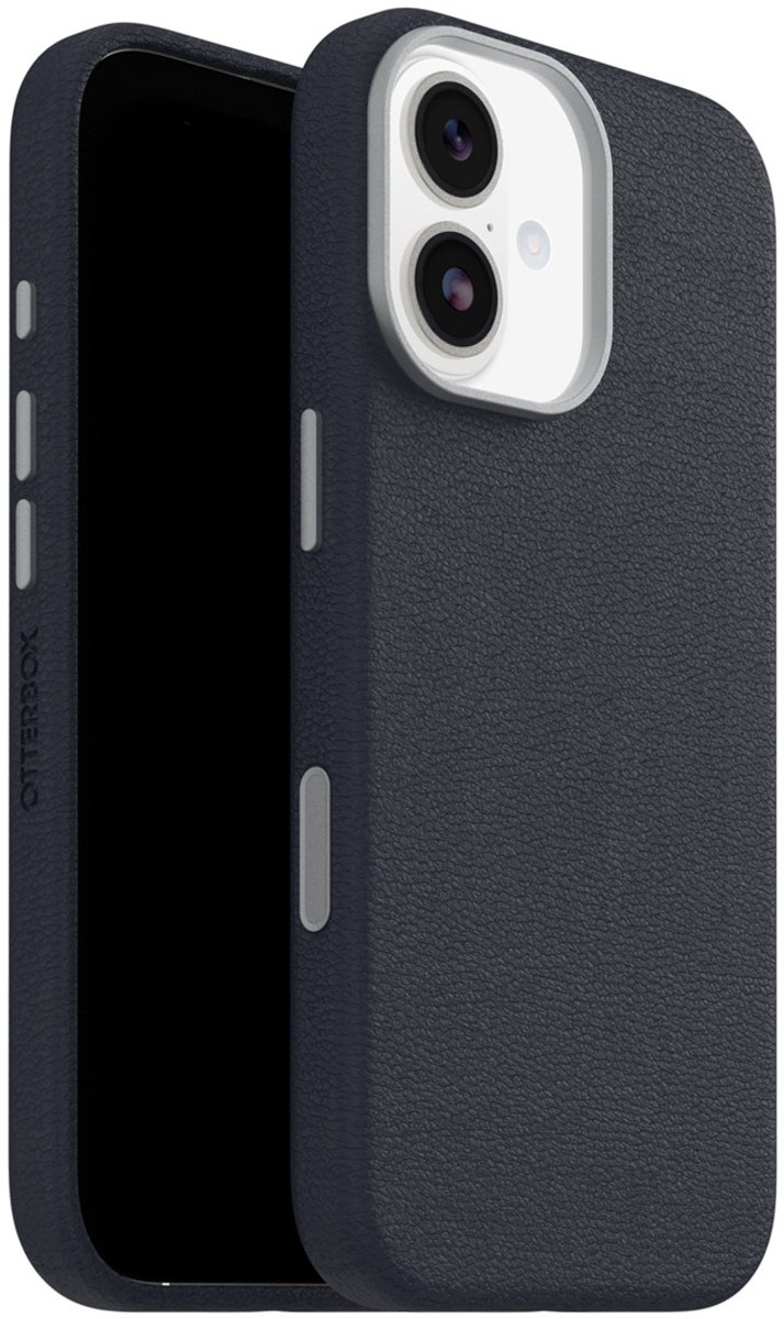 iPhone case, phone case, silicone case, donkerblauw, dubbel camera