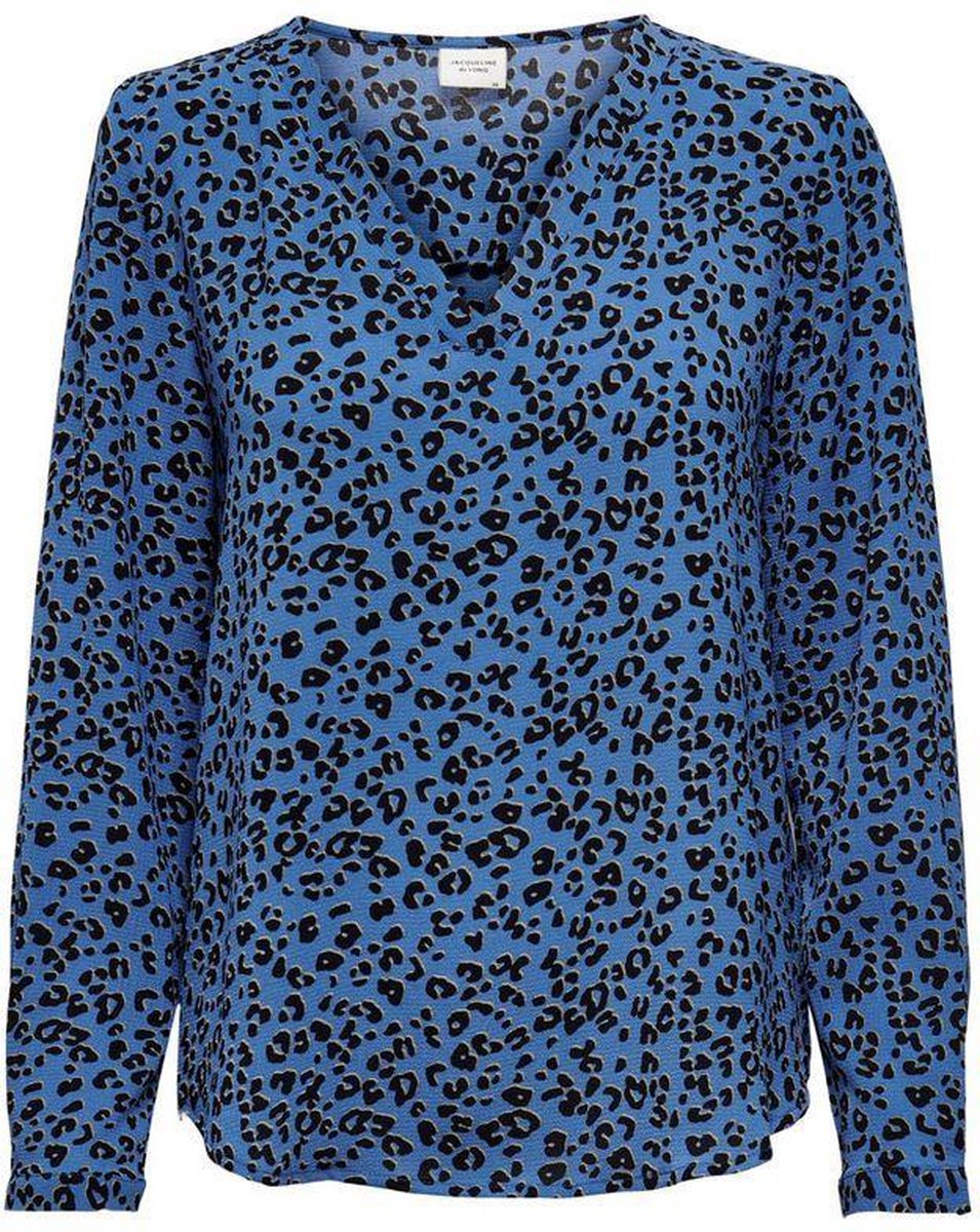 JdY JDYPIPER L/S V-NECK TOP WVN NOOS - Maat 38 - Dames Top