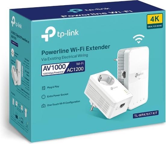 TP-Link TL-WPA7617 KIT - Powerline adapter - Starterkit
